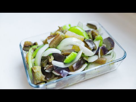 Салат из баклажанов по-корейски. Самый простой рецепт!