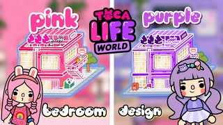 Pink X Purple Toca Life World Cute Bedroom Design In Tocaboca Monica Winsleth