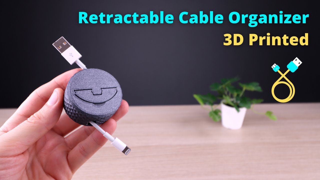 Charger Cable Organizer by DFV Tech | Download free STL | Printables.com