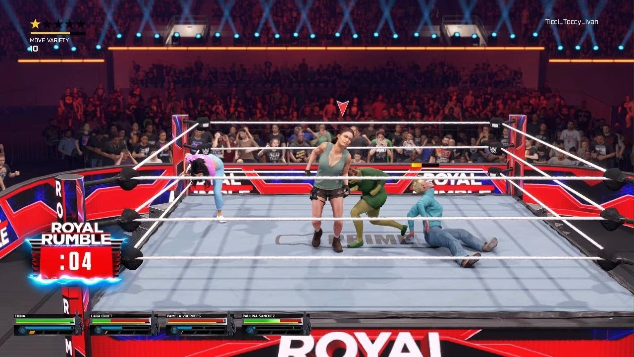 WWE 2K25 Women's Created Superstars Royal Rumble