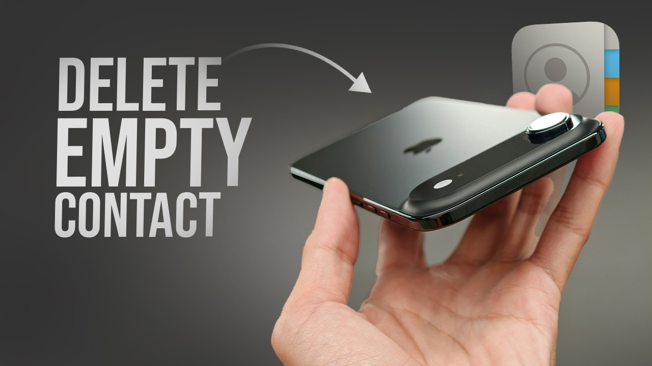 How to Delete Empty Contact from iPhone (tutorial) - YouTube
