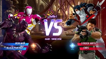 MARVEL VS. CAPCOM: INFINITE Ironman Alt.,Black Panther Requested Gameplay In Arcade Mode