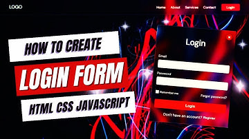 How to Make Login Form using HTML, CSS & JavaScript JS