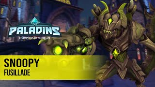 snoopy DROGOZ PALADINS PRO COMPETITIVE GAMEPLAY l FUSILLADE