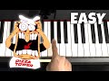 How To Play It&#39;s Pizza Time - EASY Piano Tutorial - Pizza Tower