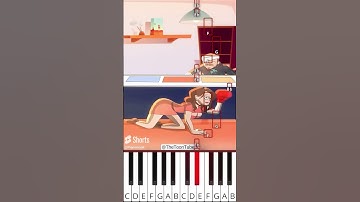 This Game Is Wild... Mr.Beast Parody (@TheToonTubers) - Octave Piano Tutorial