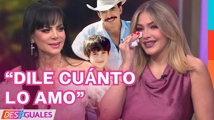 Maribel Guardia conmueve con su mensaje hasta el cielo para Joan Sebastian y su hijo | Desiguales