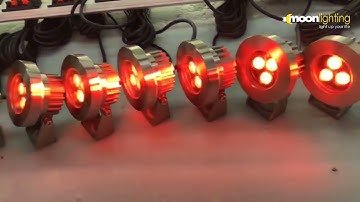 Đại lý bán Đèn âm nước lập trình điều khiển DMX512 - Đèn âm nước bánh xe RGB cho đài phun nước