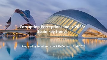 Corruption Perceptions Index 2023 Spain key trends