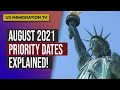 AUGUST 2021 PRIORITY DATES EXPLAINED!