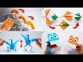4 craft ideas with paper  4 diy paper crafts  paper toys