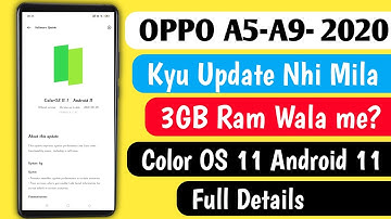 Oppo a5 2020 android 11 update 3gb ram, Oppo a9 2020 android 11 update 3gb ram, Oppo a5 2020