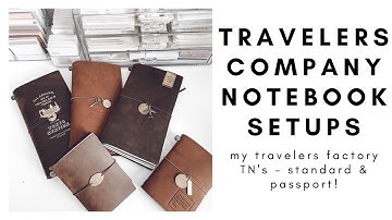 TRAVELERS COMPANY NOTEBOOK SETUPS | Standard & Passport