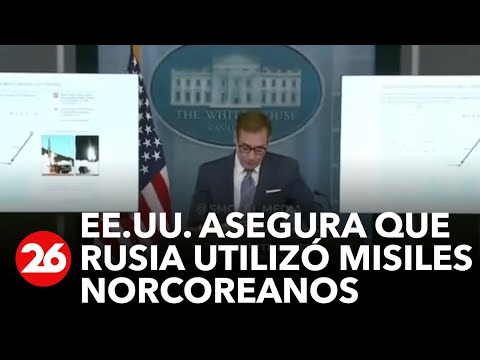 Estados Unidos acusa a Rusia de usar misiles balísticos norcoreanos en Ucrania