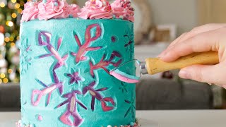 Trying to Carve FROZEN Buttercream... I'm SHOOK!!