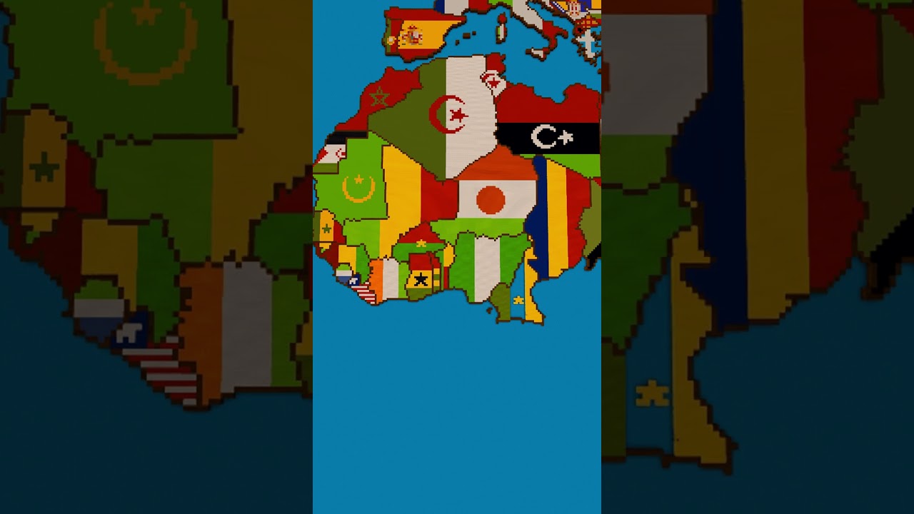 Little Scale World Flag Map Compilation  