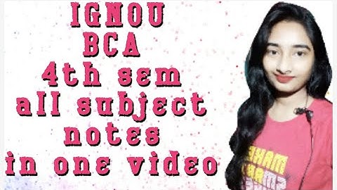 #ignou #bca #4th sem #notes #for_all_subjects #practics_set @arpitashilpi #arpitashilpi