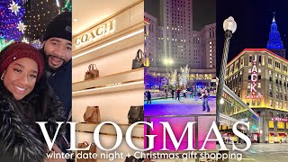 WINTER WONDERLAND DATE NIGHT + CHRISTMAS SHOP WITH ME | Vlogmas Day 10