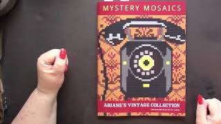 Flip & Review Mystery Mosaics Ariane's Vintage Collection Belba Family (Adult Coloring)