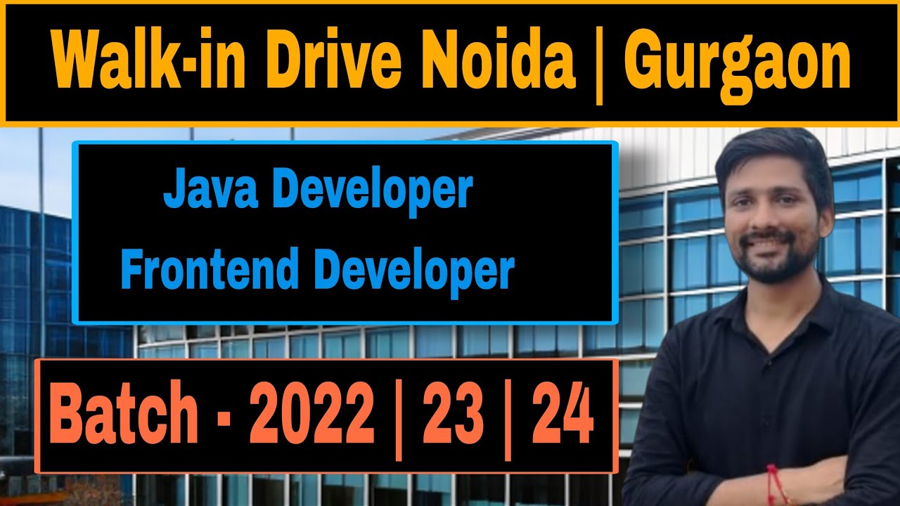 Walk-in Drive Noida | Gurgaon | Frontend Developer | Backend Developer ...