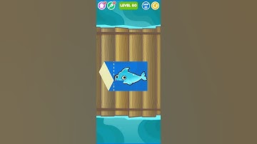 Save the Fish Game || Pull the Pin || Save the fish Level 80 #shorts #games #viralvideo