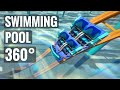 360 Video VR 8K Underwater Roller Coaster 360° Swimming Pool Experience