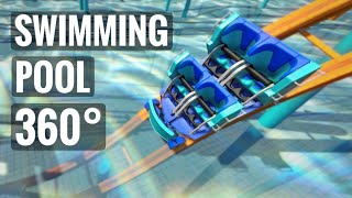 360 Video VR 8K Underwater Roller Coaster 360° Swimming Pool Experience