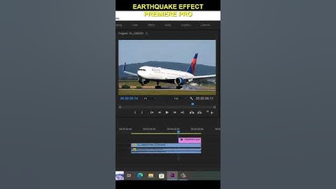 EARTHQUAKE EFFECT PREMIERE PRO #Shorts