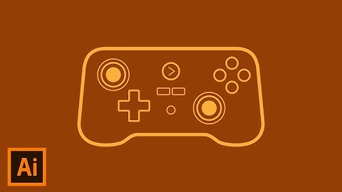 How to Make Game Console Illustration | Adobe Illustrator