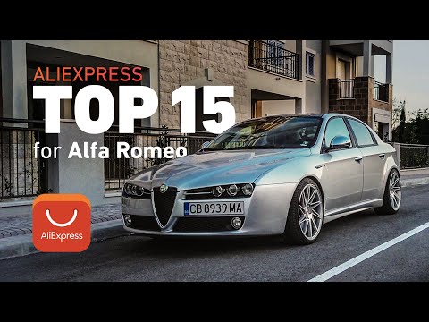 AliExpress TOP 15 products for Alfa Romeo [DRL, interior LED, badges, multimedia, key, cutoff valve]