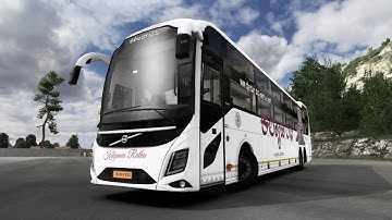 KKRTC KALYANA RATHA VOLVO 9600 Multi Axle AC Sleeper Bus Journey 😲 | EURO TRUCK SIMULATOR2 | TAMIL