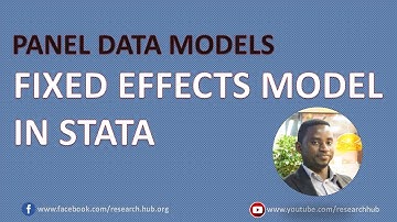 Panel Data (7): Fixed effects model in STATA