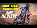 Race tech motorcycle gold valves ride review