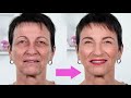 Maquillage Peau Mature / Effet RAJEUNISSANT / Relooking de Colette 60 ans