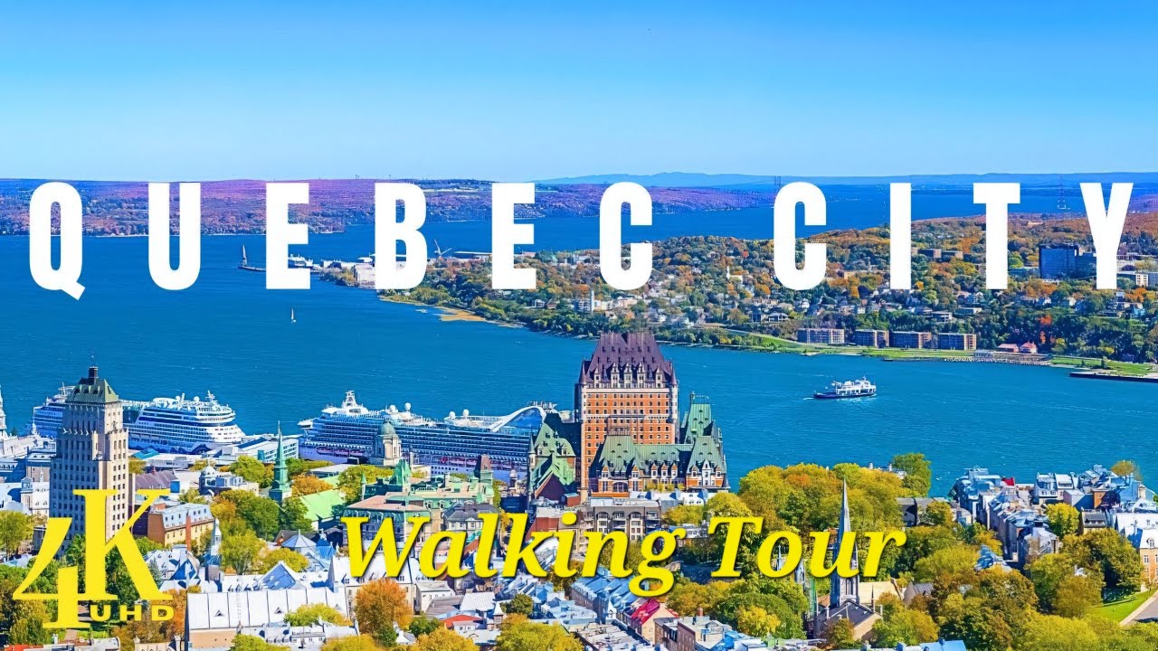 Quebec City Walking Tour 2024 - YouTube