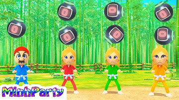 Wii Party U Dojo Domination Mario Gameplay #2
