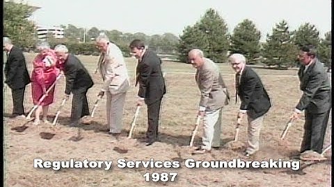 1987 Regulatory Services Groundbreaking