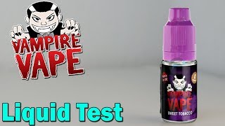 Vampire Vape | Sweet Tobacco | E-Liquid Review