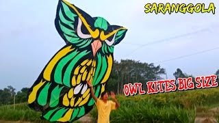 LAYANGAN CELEPUK TERBESAR || THE BIGGEST OWL KITES || SARANGGOLA