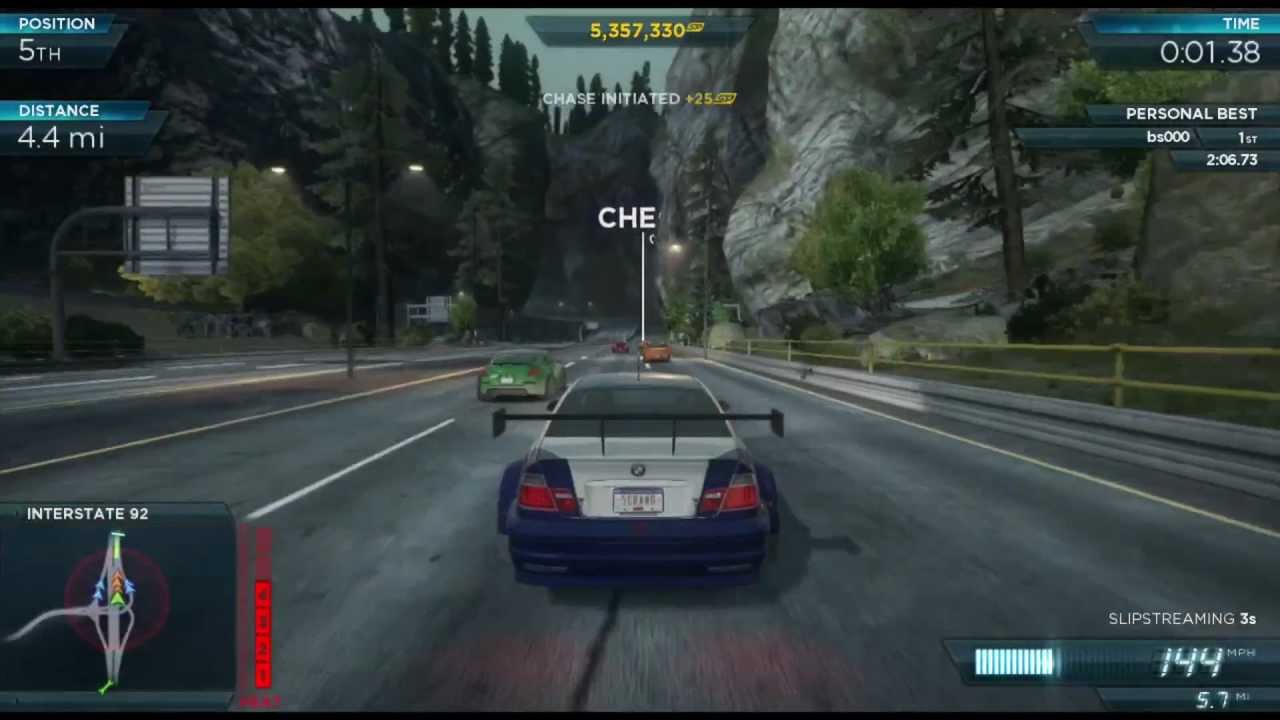 Nfs most wanted 2012 bmw m3 gtr gameplay #3