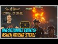 ASHEN ATHENA STEAL! Filled with unfortunate events! - Sea of Thieves!