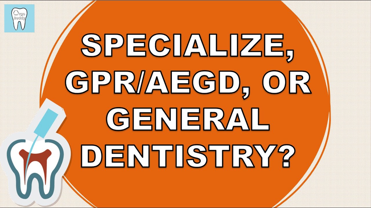 Should I Specialize? Dentistry YouTube
