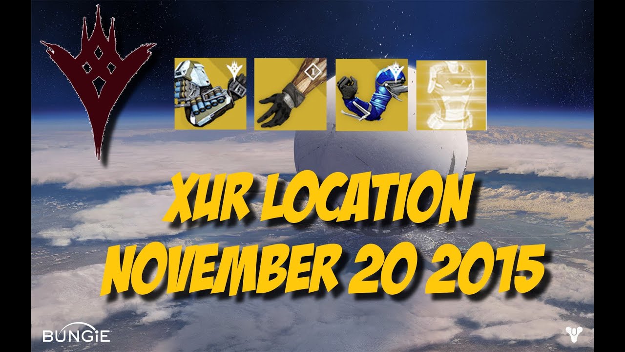 Destiny TTK - Xur 2.0 Location - November 20 2015