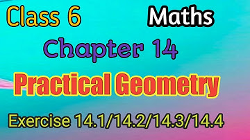 Class 6 maths chapter 14 Practical Geometry Exercise 14.1, 14.2, 14.3, 14.4 Try these page 286