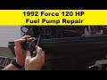 Repairing a Force 120 HP Outboard Fuel System: PROJECT PONTOON Ep 9