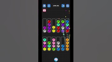 Lv 364 Ball Sort Puzzle - Color Game / 顏色分類遊戲 / ボールソーティングパズル (Guru Game)  #ballsortpuzzle