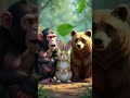 cartoon wala video hathi Bandar khargosh #shorts #trending  #viral  #youtubeshorts  #ytshortsa