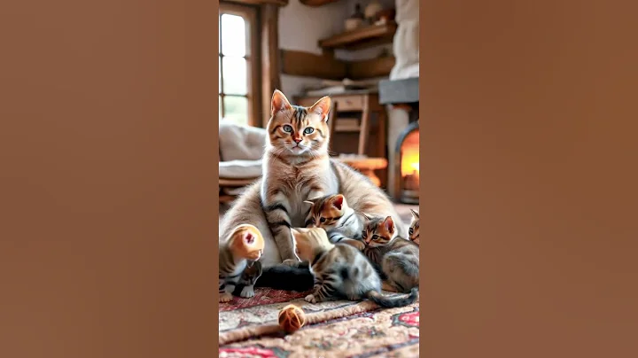 Watch the video about Cute Manx Cat Family