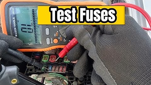 How to Test Vehicle Fuses with a Multimeter, Electronics Diagnostics, Electrical Circuit