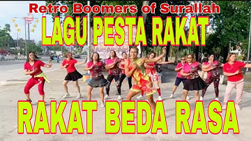 LAGU PESTA RAKAT BEDA RASA - CLUMZTYLE - RBS - CUMBIA REGGAE MIX - choreo RFI RONALD